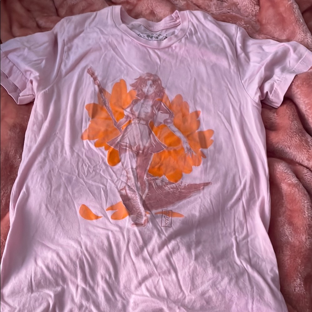 Pink Graphic Short Sleeve Tee